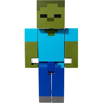 minecraft zombie large scale action figure