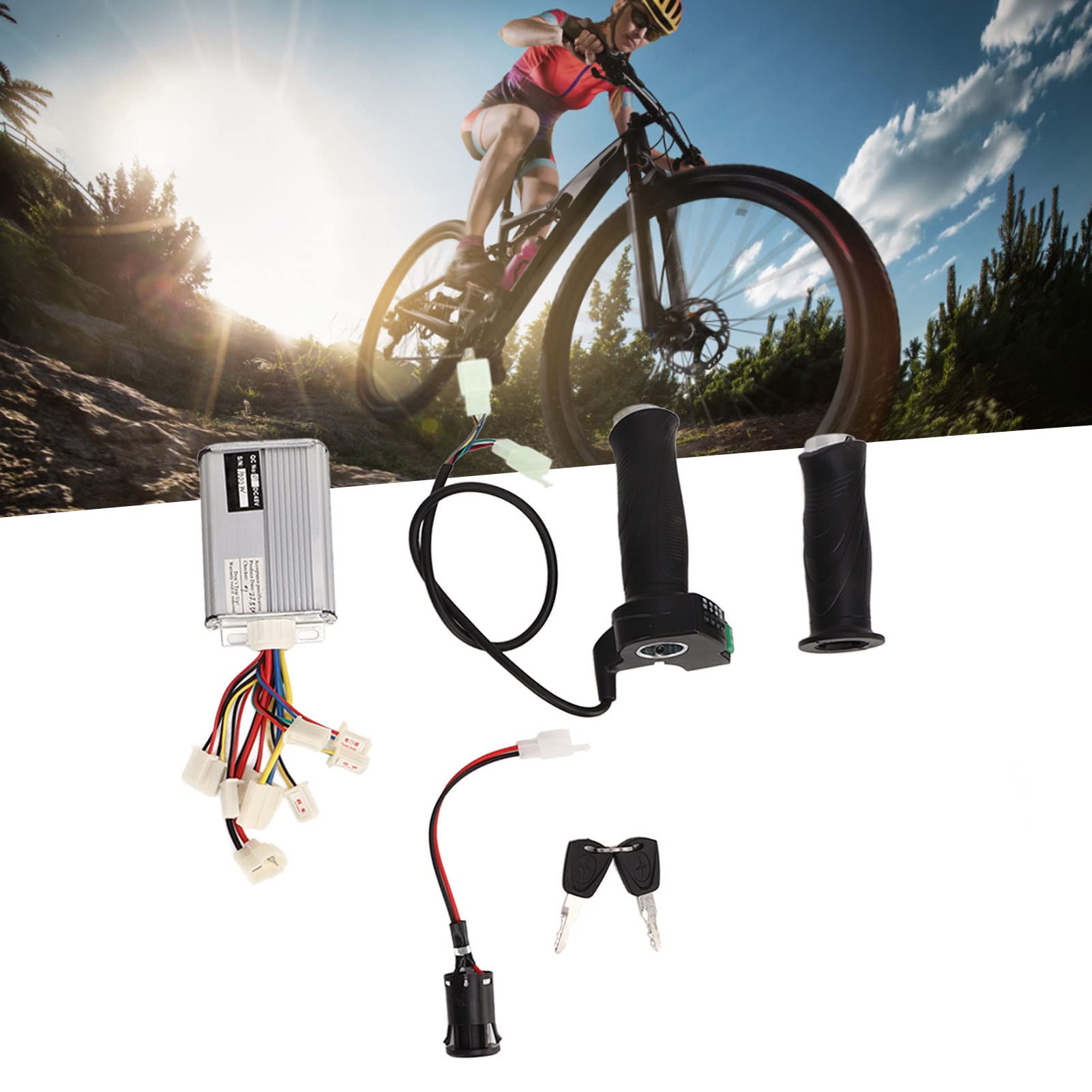 Contrôleur de moteur à courant continu avec brosse 48V 1000W, contrôleur de moteur à courant continu pour Scooter électrique EVO  18