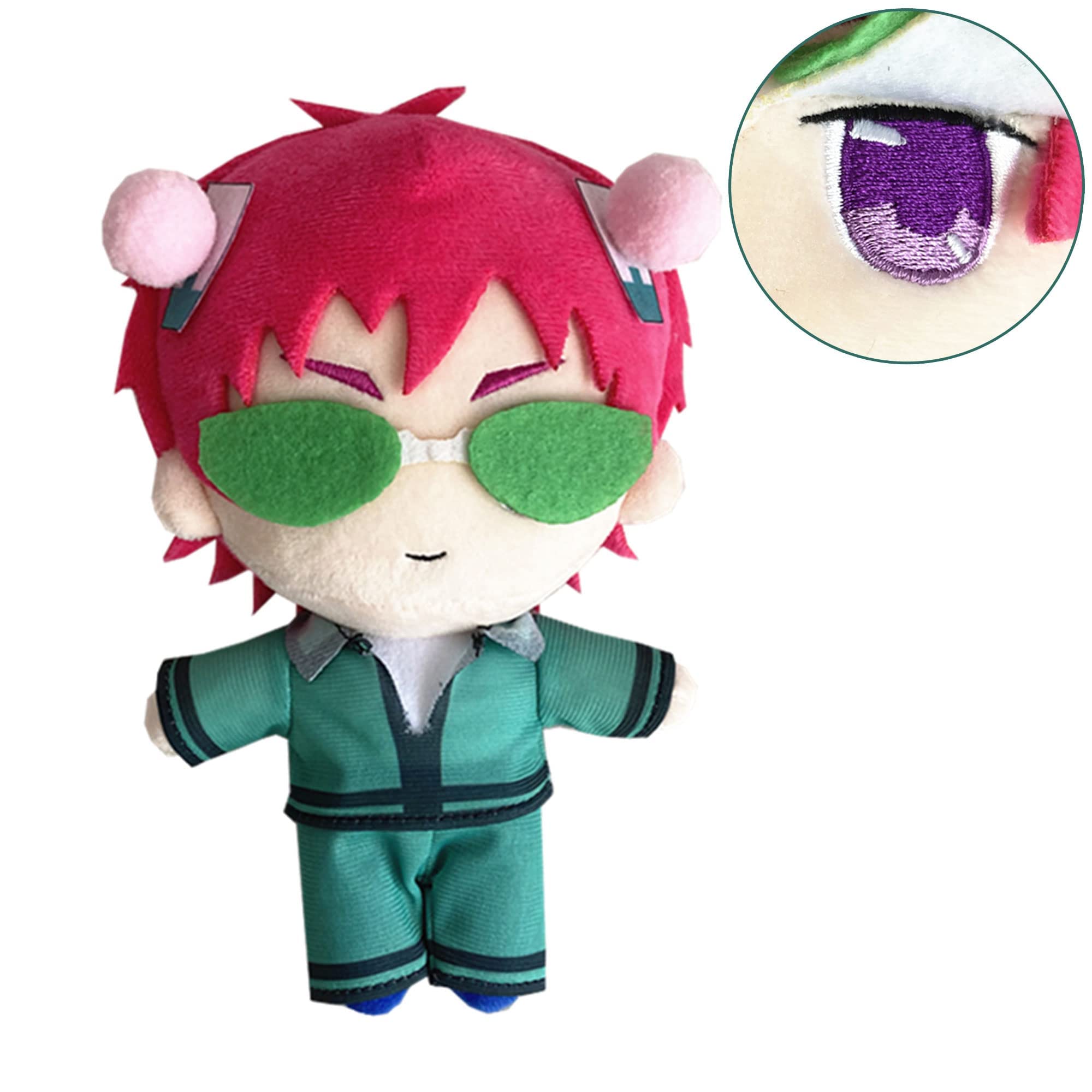 Jiumaocleu Saiki Kusuo Soft Figure Saiki K Plush Anime Saiki Kusuo Stuffed  Dolls Home Decorative Christmas New Year Birthday Gift
