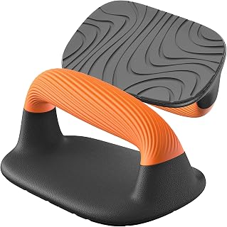 Kipika Push Up Bars with Soft Anti-Slip Handles & Pads - Ergonomic Pushup Stands for Deeper Upper Body Workouts & Floor Strength Training