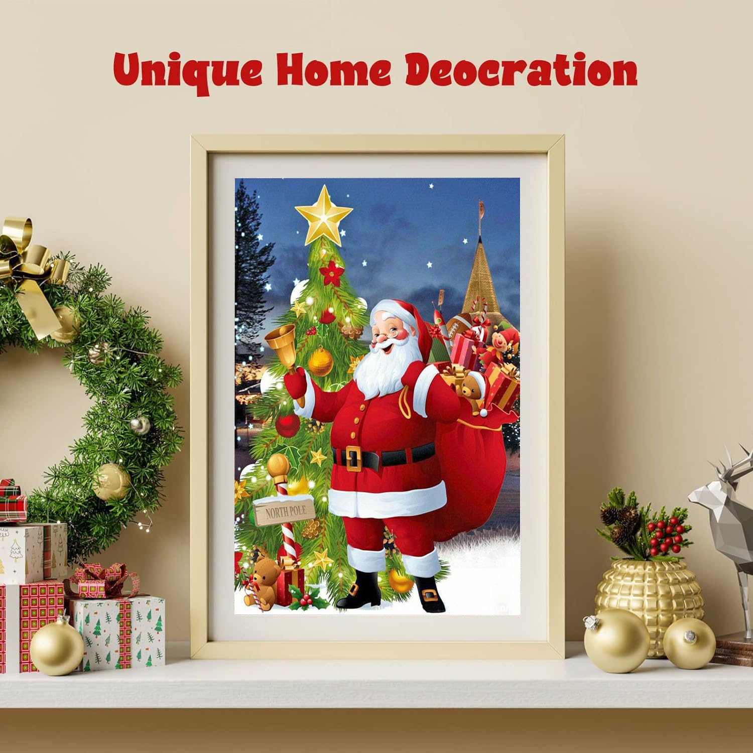 CEOVR Diamond Painting Kit,Diamant Painting Adulte,Loup Fille Peinture Diamant Point De Croix Broderie,30x40cm Animé Painting Diamant Art,Diamond- Painting,Décoration