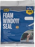 Vista 4 de Cinta de espuma 02758 de MD Building, de 14 pulgadas x 12 pulgadas x 17 pies Cinta de espuma de alta densidad, color blanco., 2758