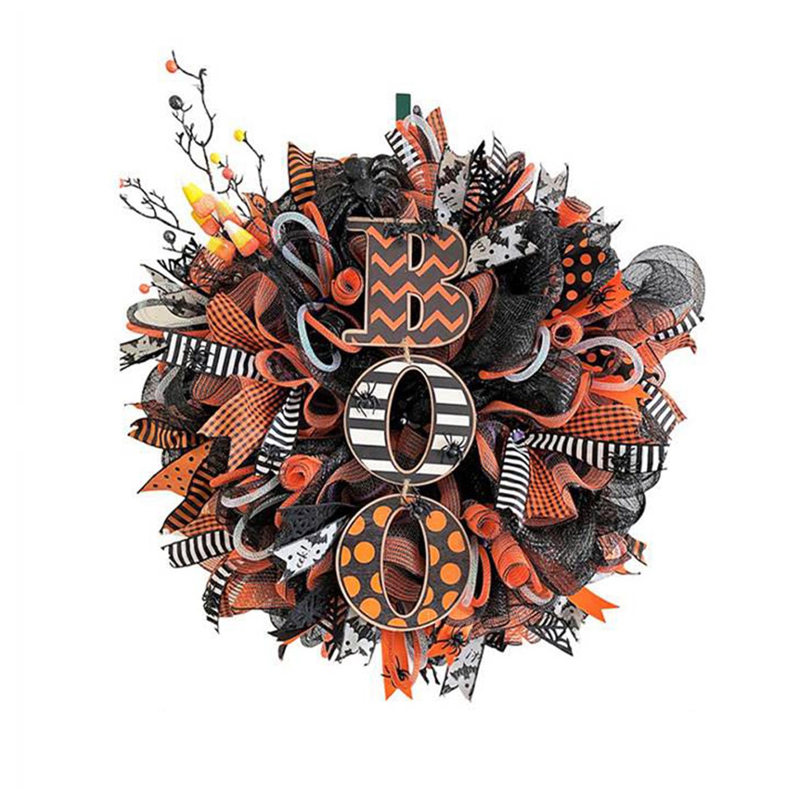New Halloween Garland, Front Door Garland Decoration, Venue Atmosphere Arrangement Hanging, Party Skull Props