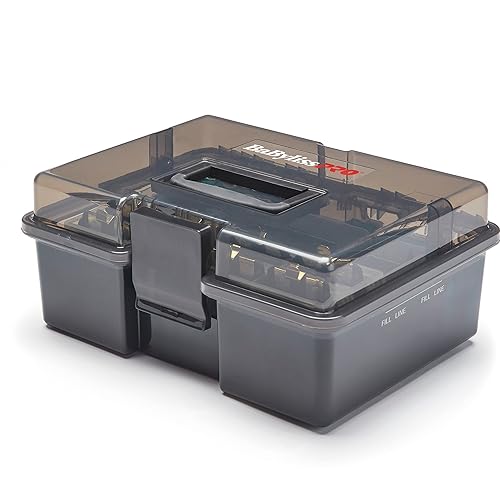 BaBylissPRO BarberSONIC - Caja de almacenamiento desinfectante para cortadoras y cortadoras, protectores y accesorios de peluquería