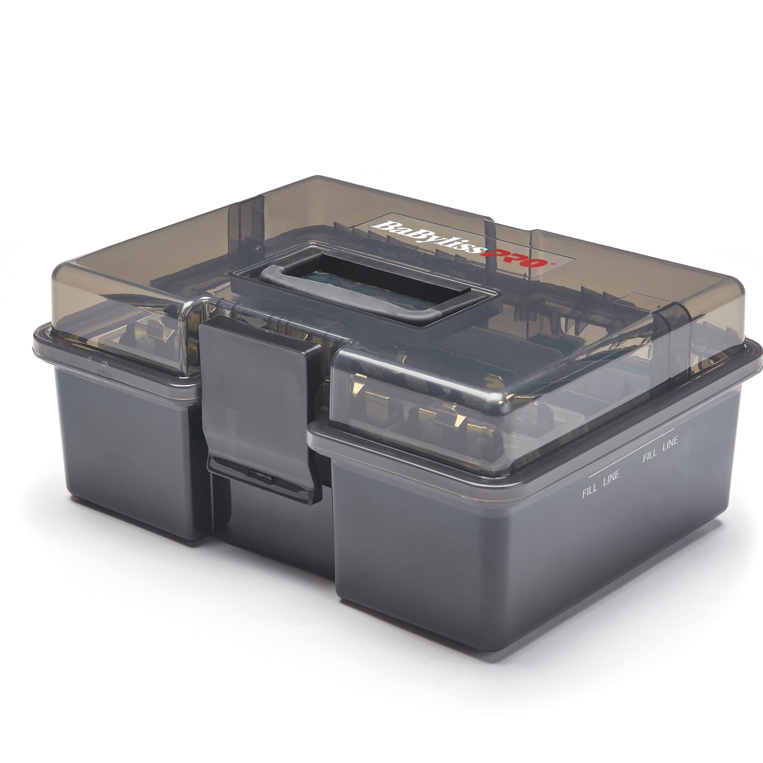 BarberSONIC Disinfectant Storage Box for Clipper & Trimmer Blades, Guards and Barber Accessories