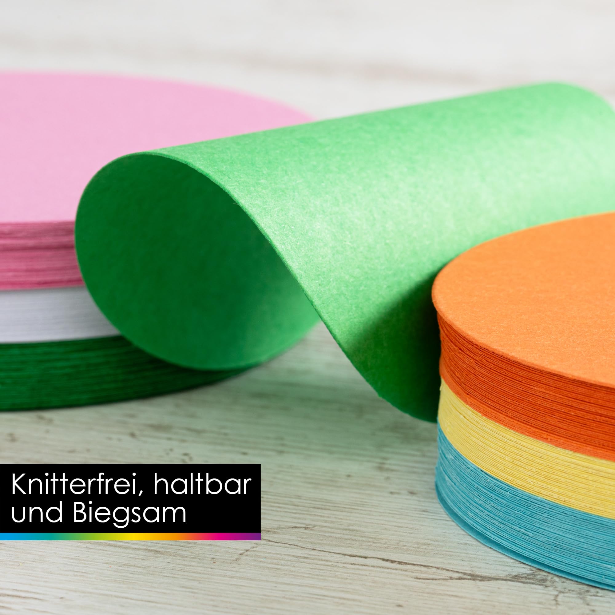 OfficeTree 750x Moderationskarten Set Bunt - Rund, Oval & Rechteckig - Metaplankarten - Präsentationskarten in 6 Farben Sortiert - Moderationsset als Seminar Zubehör für Präsentation und Vortrag