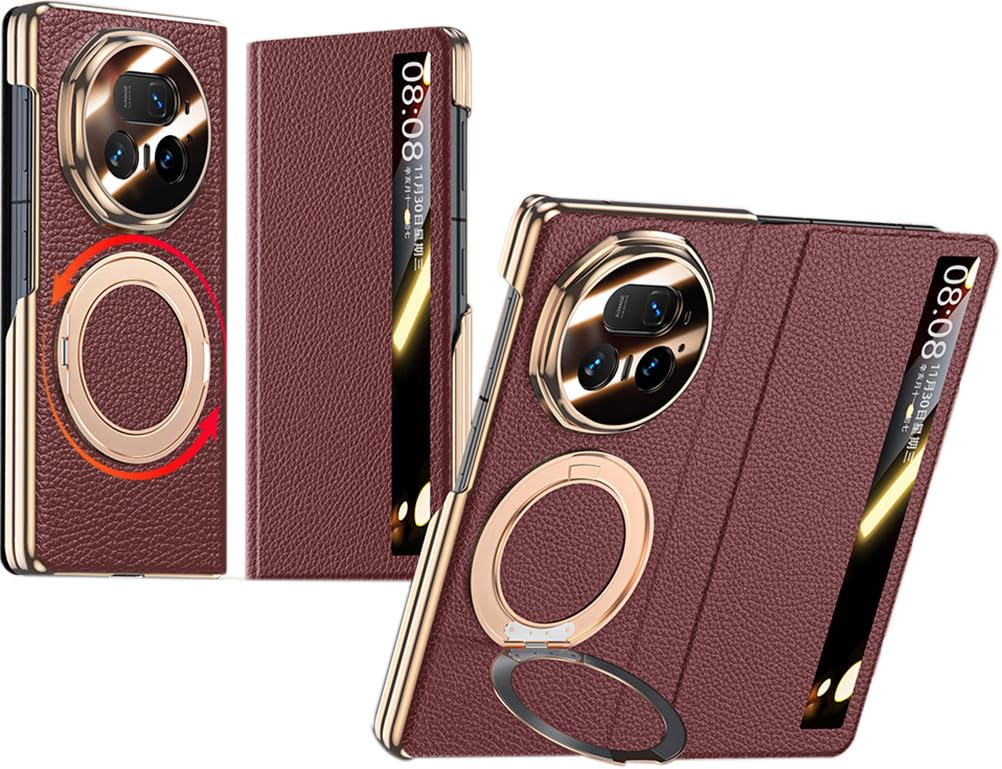 Custodia Intelligente in Pelle per Honor Magic V5. Chiusura Magnetica. Cover/Shell per Magic V 5