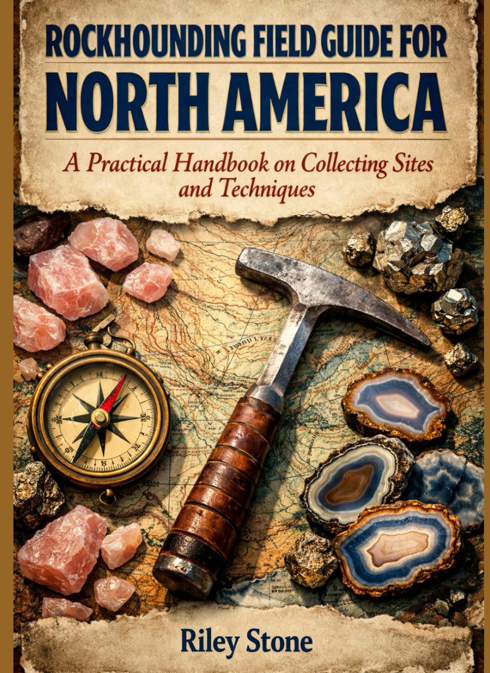 ROCKHOUNDING FIELD GUIDE FOR NORTH AMERICA: A PRACTICAL HANDBOOK ON COLLECTING SITES AND TECHNIQUES