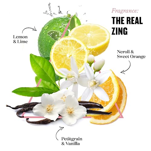 Miniatura 6 de Soap & Glory The Real Zing Body Scrub - Exfoliante de azúcar suavizante y pulidor, esmalte corporal con aroma a cítricos y limón, exfoliante de sal