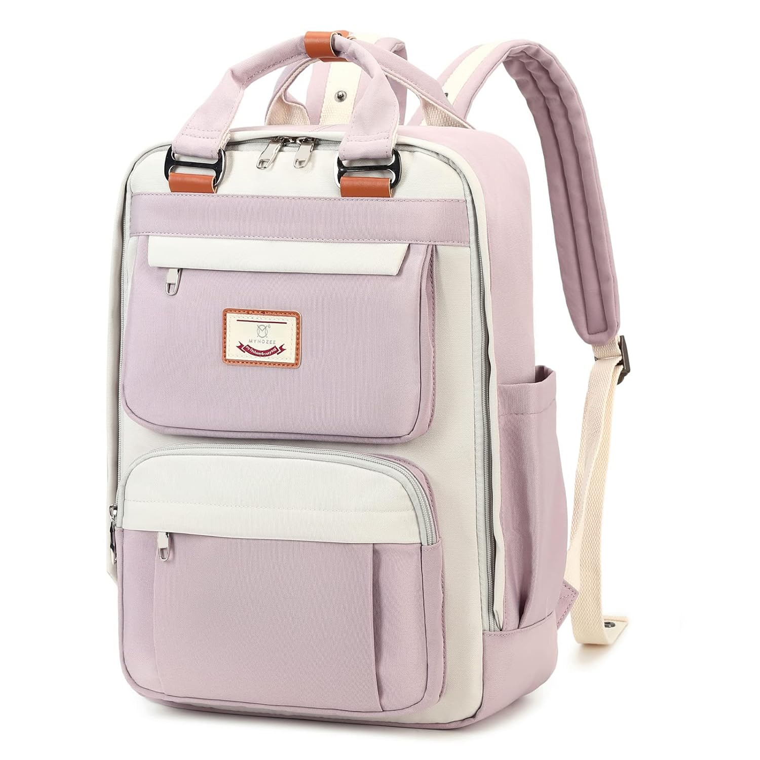 MYHOZEE Casual Aesthetic Backpack for Girls Laptop Backpacks 15 6 Inch Square Daypack College Bookbags School Bookbag