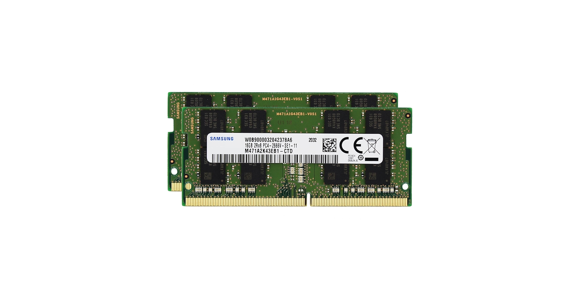 Samsung DDR4-2666 ノートPC用メモリ32GB ×2 Sam Original 32GB (2x16GB) DDR4 2666MHz PC4-21300 SODIMM
