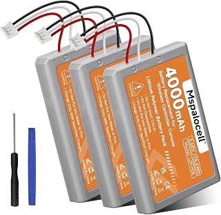 4000mAh PS5 Controller Akku für Sony PlayStation 5 / LIP1708, PS5 Dualsense Controller CFI-ZCT1W CFI-ZCT1J, PS5 Akku 3 Stücke