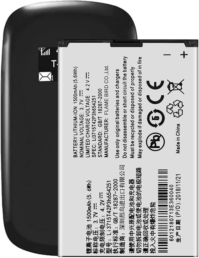 Amazon Com For Verizon Zte Cymbal Lte Z233v Replacement Battery Li3715t42p3h654251 Cell Phones Accessories