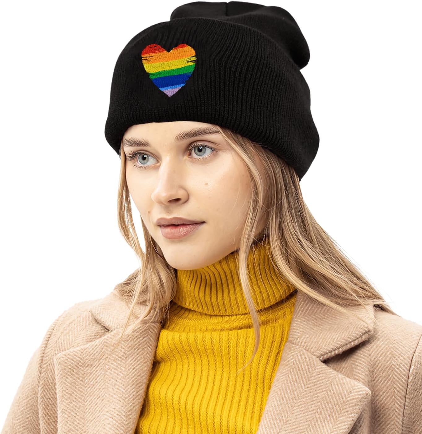 Dog Embroidery Beanie Hat Unisex Knit Cuffed Cap Women Men Gift - Image 4