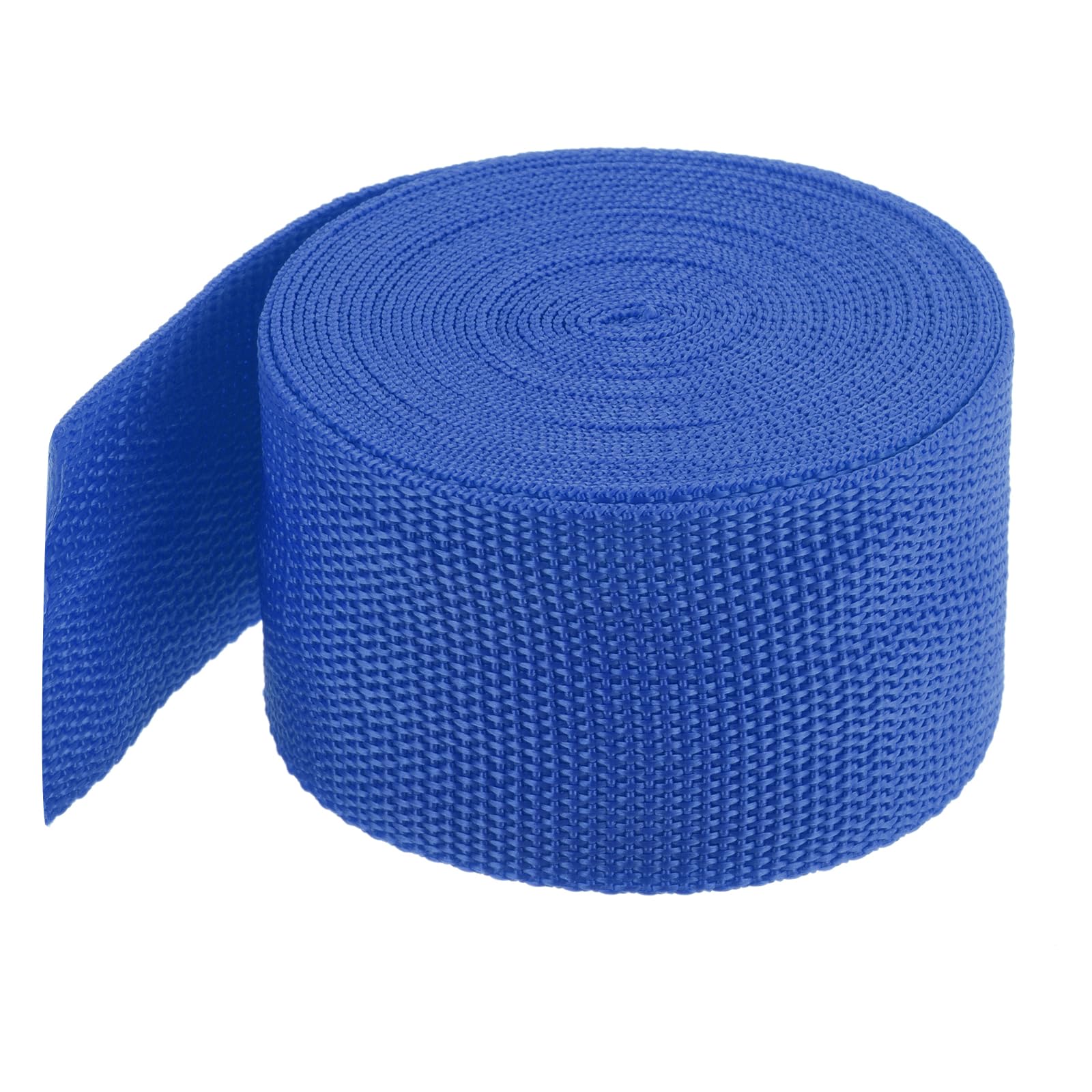 MECCANIXITY Lightweight Polypropylene Webbing Strap 2" 5 Yard Backpack Strapping Band Blue for Outdoor Luggage Cargo Straps