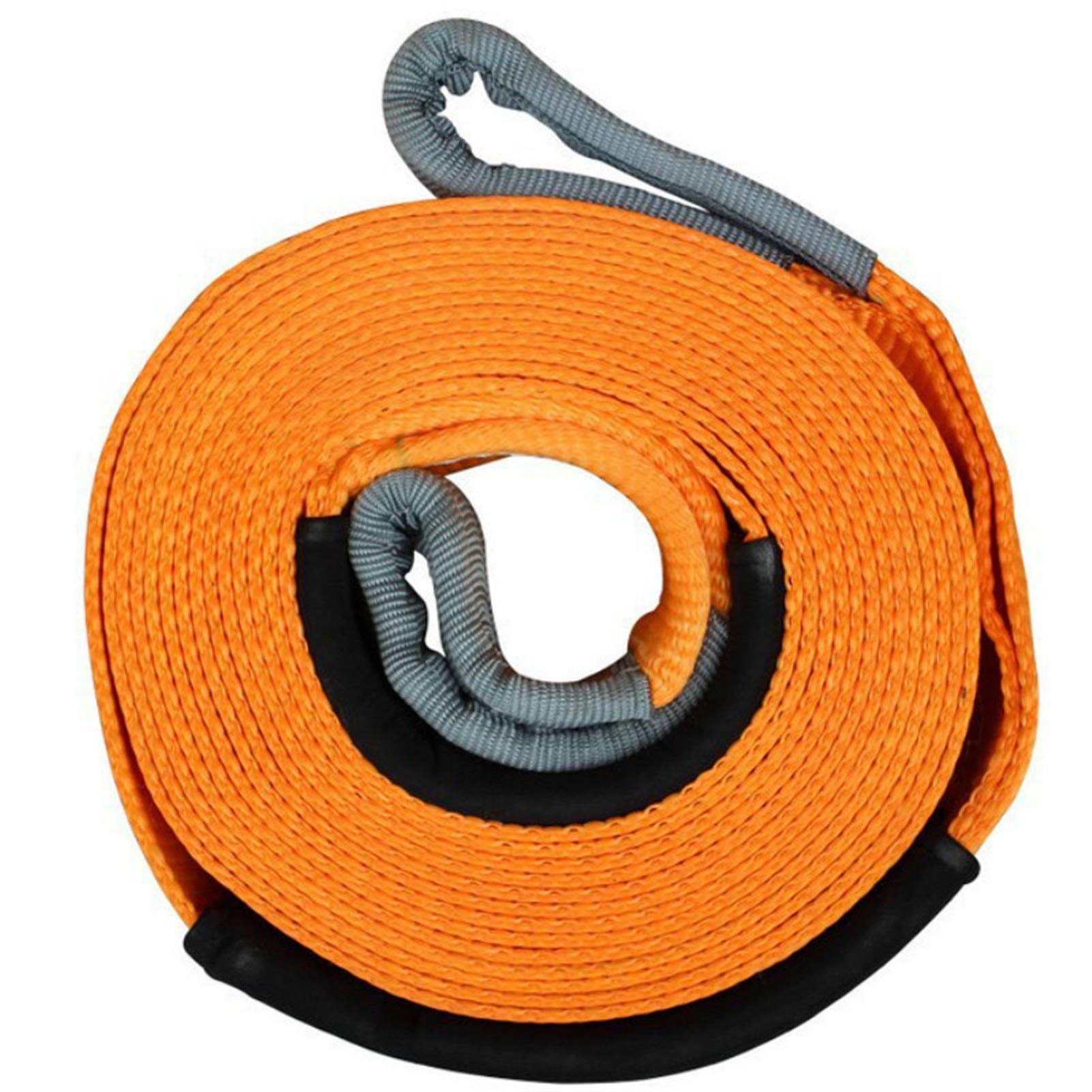 Winch Rope, 5M 5 Tons Heavy Towing Rope SUV Trailer Pickup Vehicle Rescue Towing Rope Suitable for Heavy 5 Tons Auto Parts