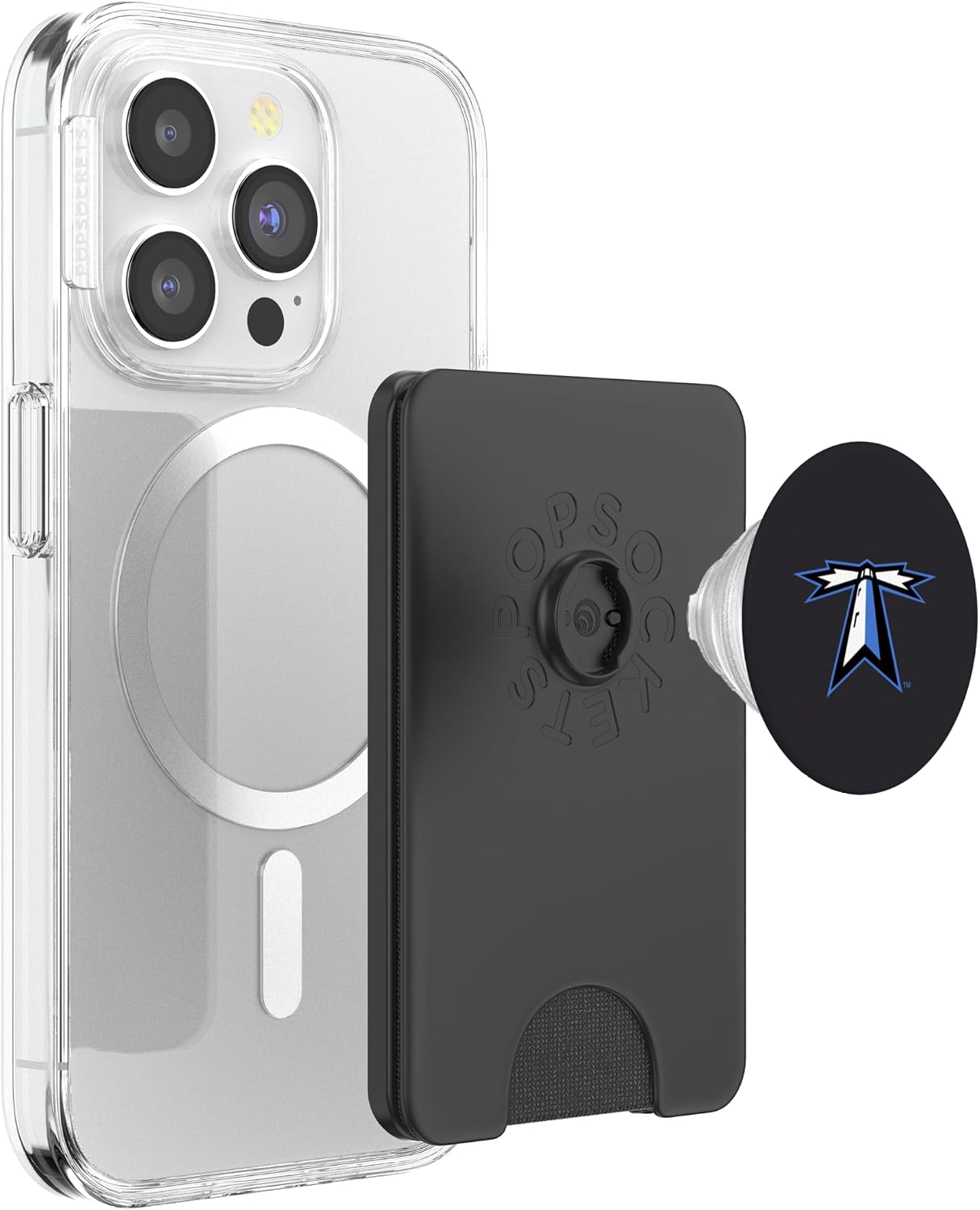 UMass Boston Beacons | Officially Licensed NCAA | PPMASB06 PopSockets PopWallet for MagSafe