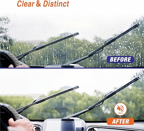 Miniatura 9 de Limpiaparabrisas trasero de 26 + 20 pulgadas con limpiaparabrisas trasero de 16 pulgadas (16-1), calidad de equipo original, para Dodge Grand