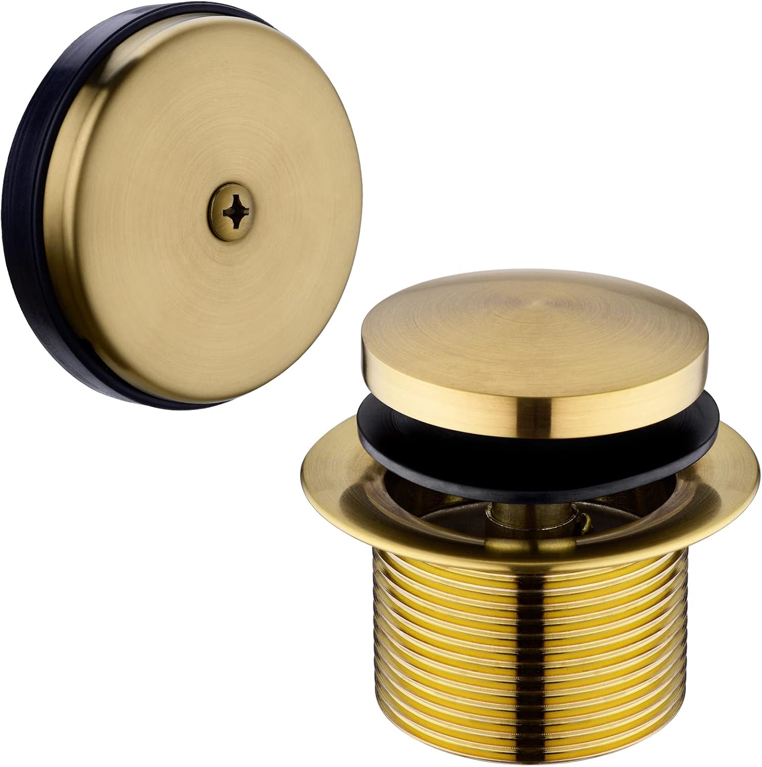 Amazon.com: BESTILL Tip-Toe Bathtub Drain Bath Tub Trim Set Conversion ...