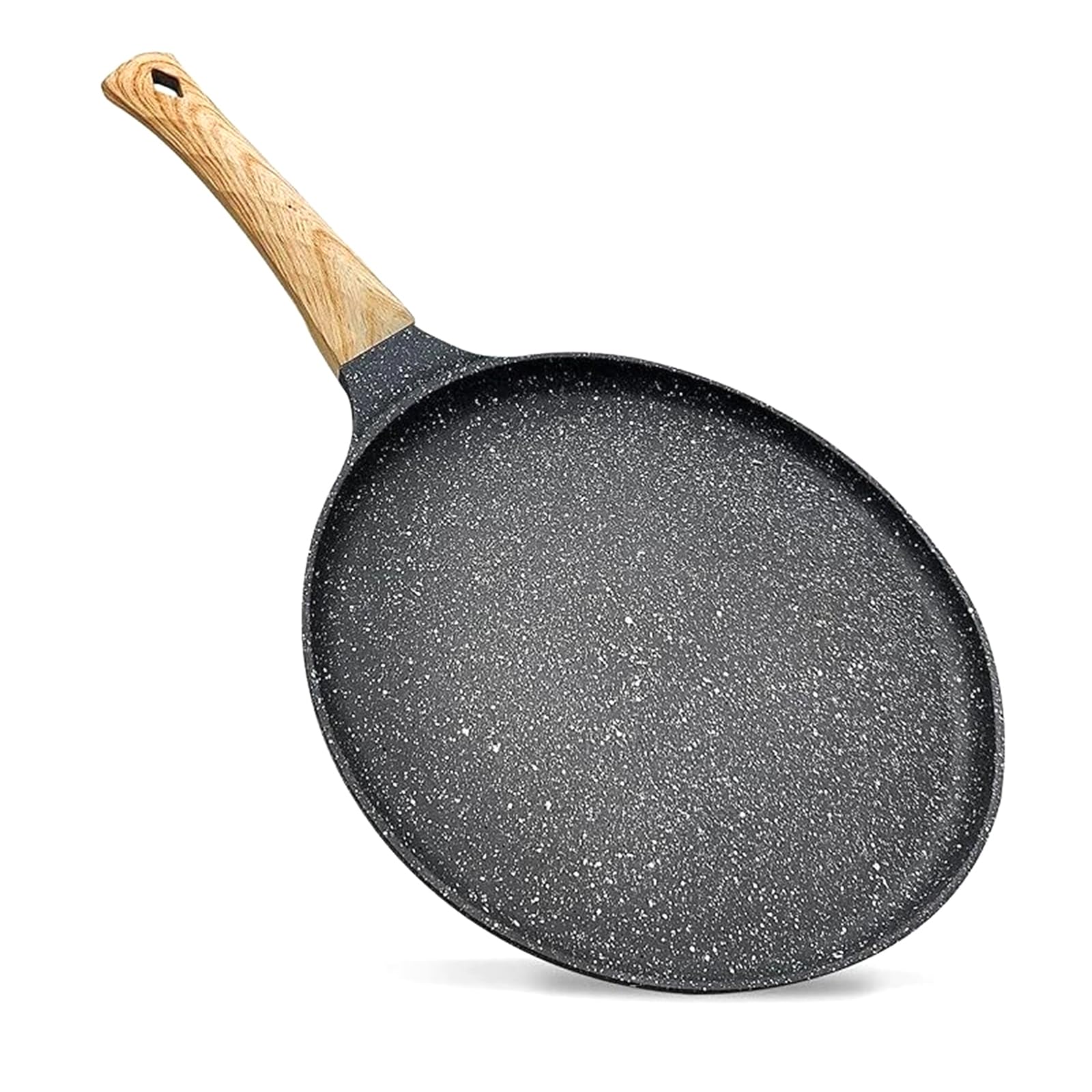 Nonstick Frying Pan, Pancake Crepe Pans, Compatible Induction, Equipped with Insulated Handle, Rock Coating, 10Inch