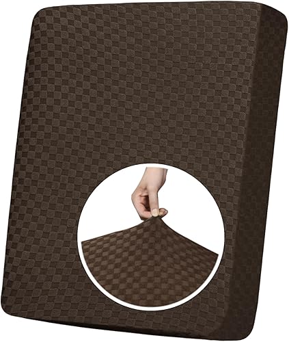 Miniatura 91 de YEMYHOM Últimas Fundas de Sofá a Cuadros de 4 Piezas para Sofá de 3 Cojines Extra Grande de Alta Elasticidad Engrosada Funda de Sofá para Perros