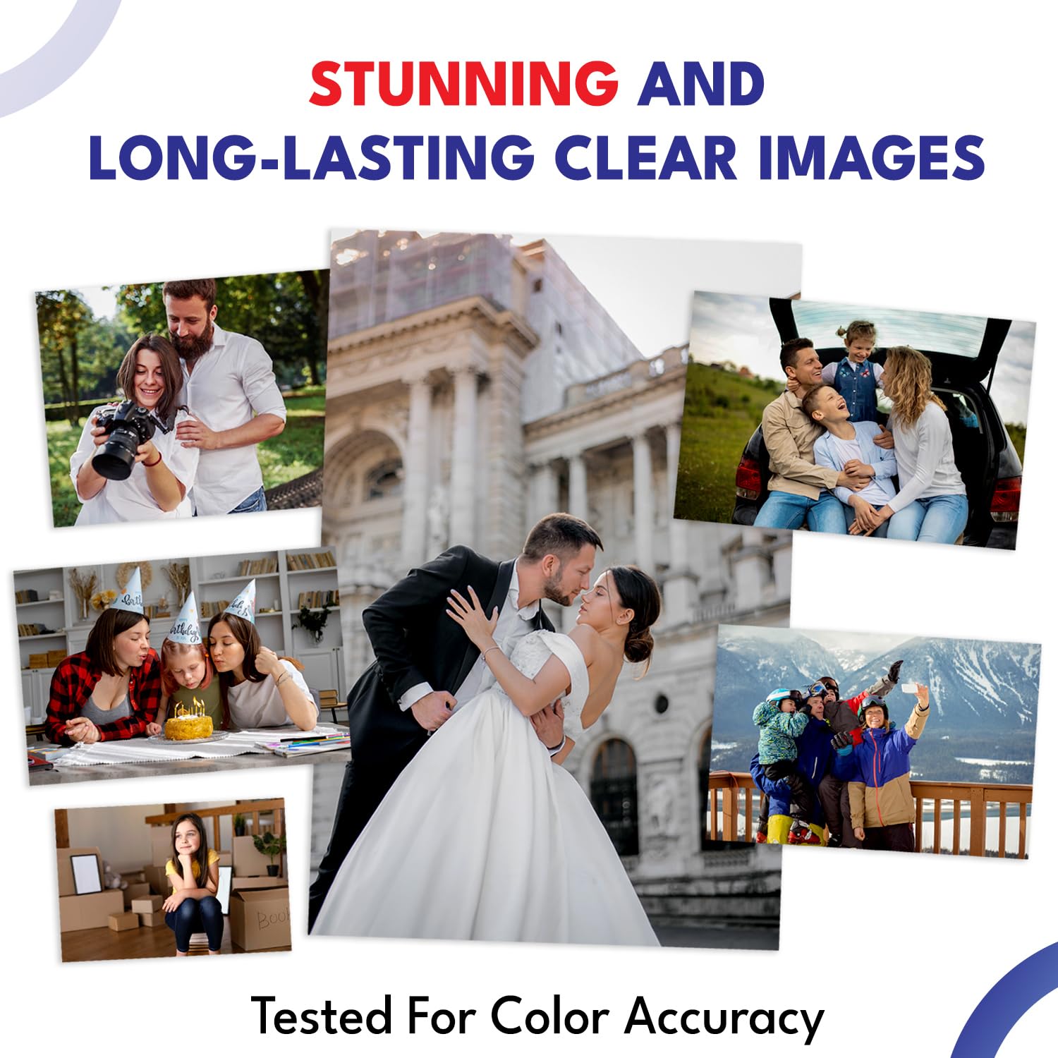 Polycrom Korean Photo Glossy Inkjet Paper A4 Size - White,Vibrant, Crisp, Smudge Proof, Dry Fast : 210 GSM 50 Sheets… 3