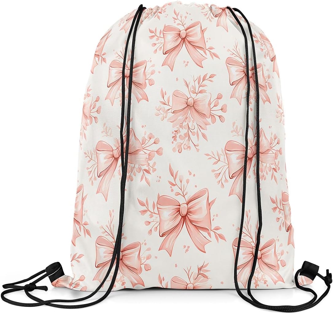 jejeloiu Cute Boba Sports Drawstring Sackpack for 13"x15.7" Milk Tea
