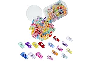 100 pcs Tiny Multipurpose Sewing Clips for Fabric, Mini Clips for Sewing,...