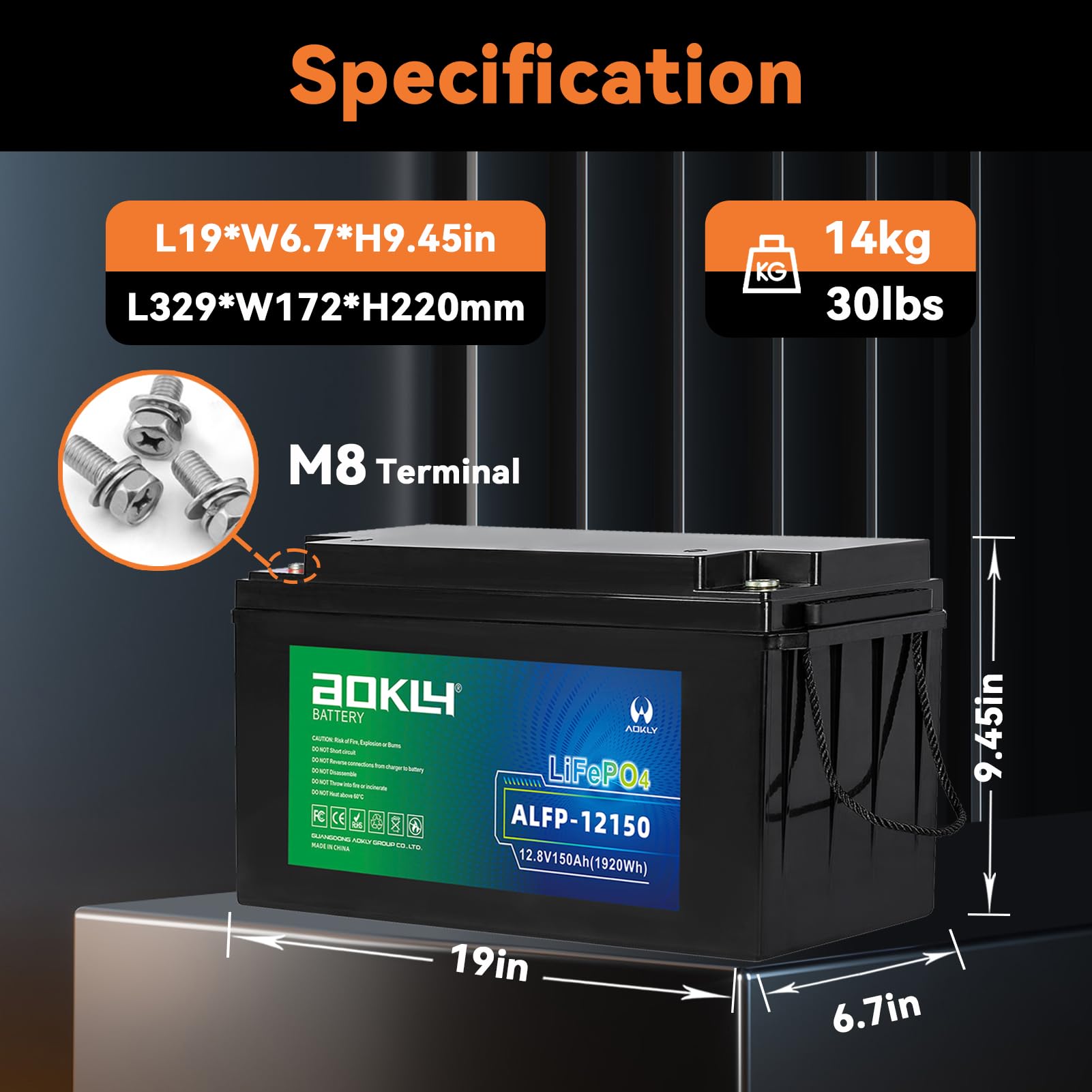 Amazon.com: A AOKLY 12V 150Ah Lithium Battery (2Pack), 150Ah Deep