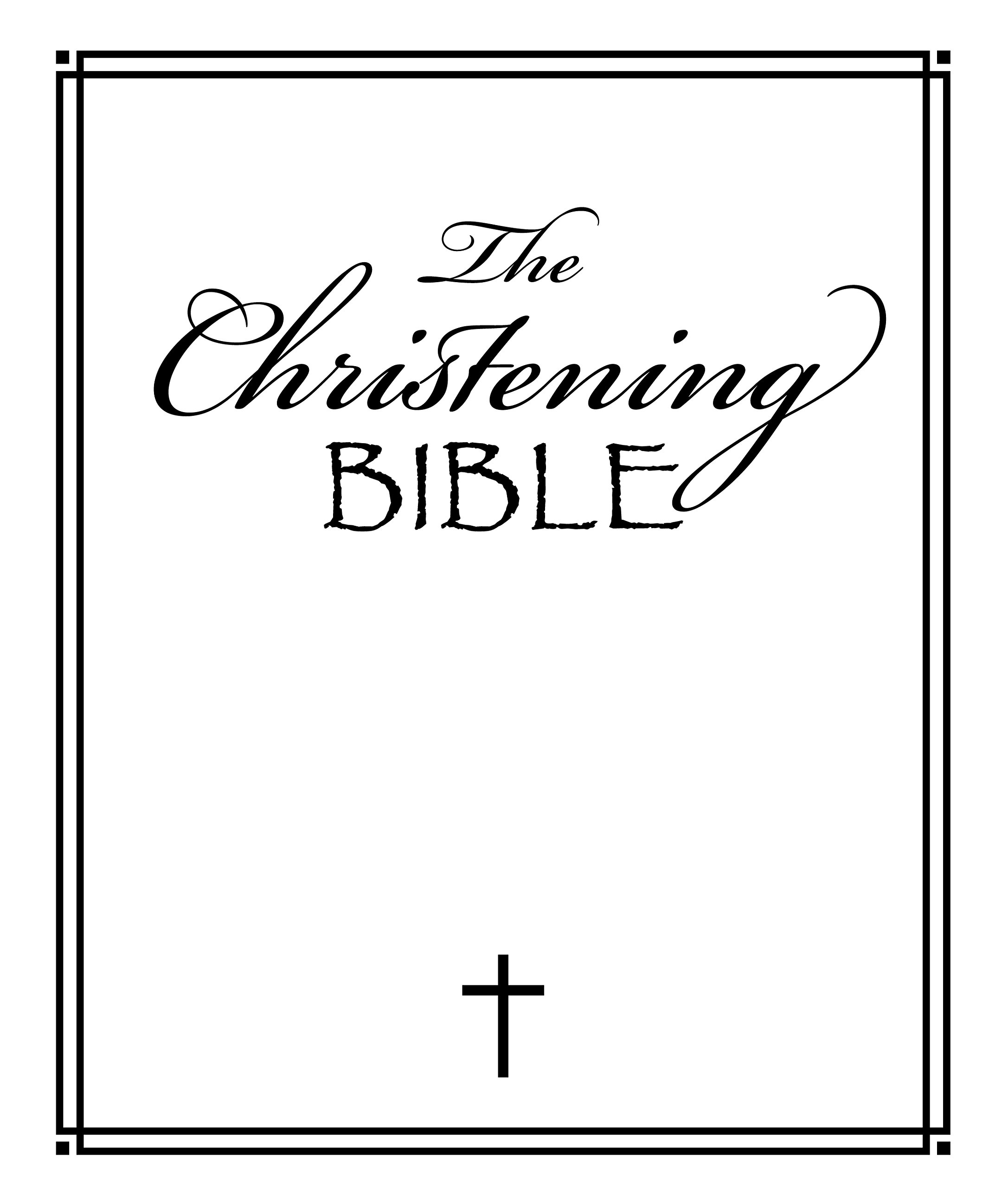 The Christening Bible by Lizzie Ribbons (Book)