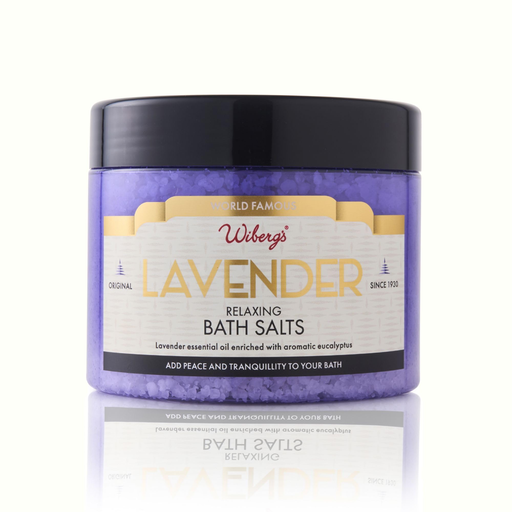 WIBERG'S Lavender Epsom Bath Salts for Muscle Relaxation | Bath Soak | 600g