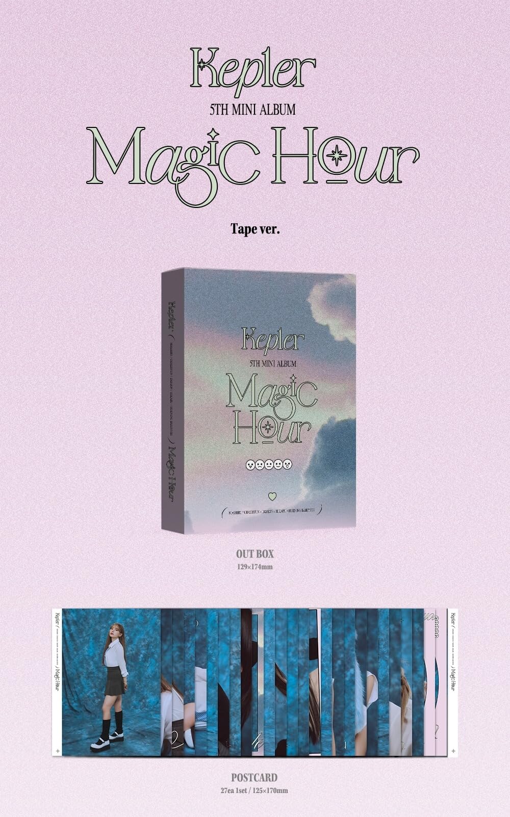 Amazon.com: Kep1er Magic Hour Unit Ver. Album [Tape + Tropical