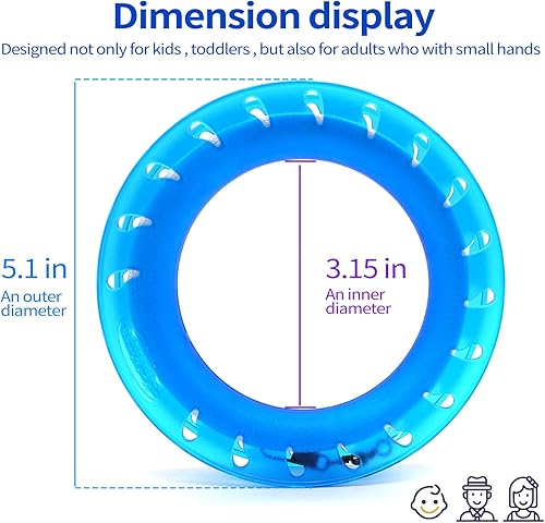 Miniatura 2 de Juego de cometas de aro para niños carrete, mango y línea de 300 pies para cada bobinador de carrete de cometa