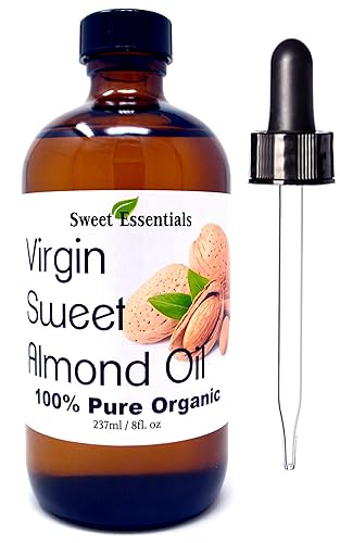 Miniatura 7 de Aceite orgánico de almendras dulces sin refinar  Importado de Italia  100% puro  prensado en frío  Sin hexano  Ideal para cabello, piel y uñas