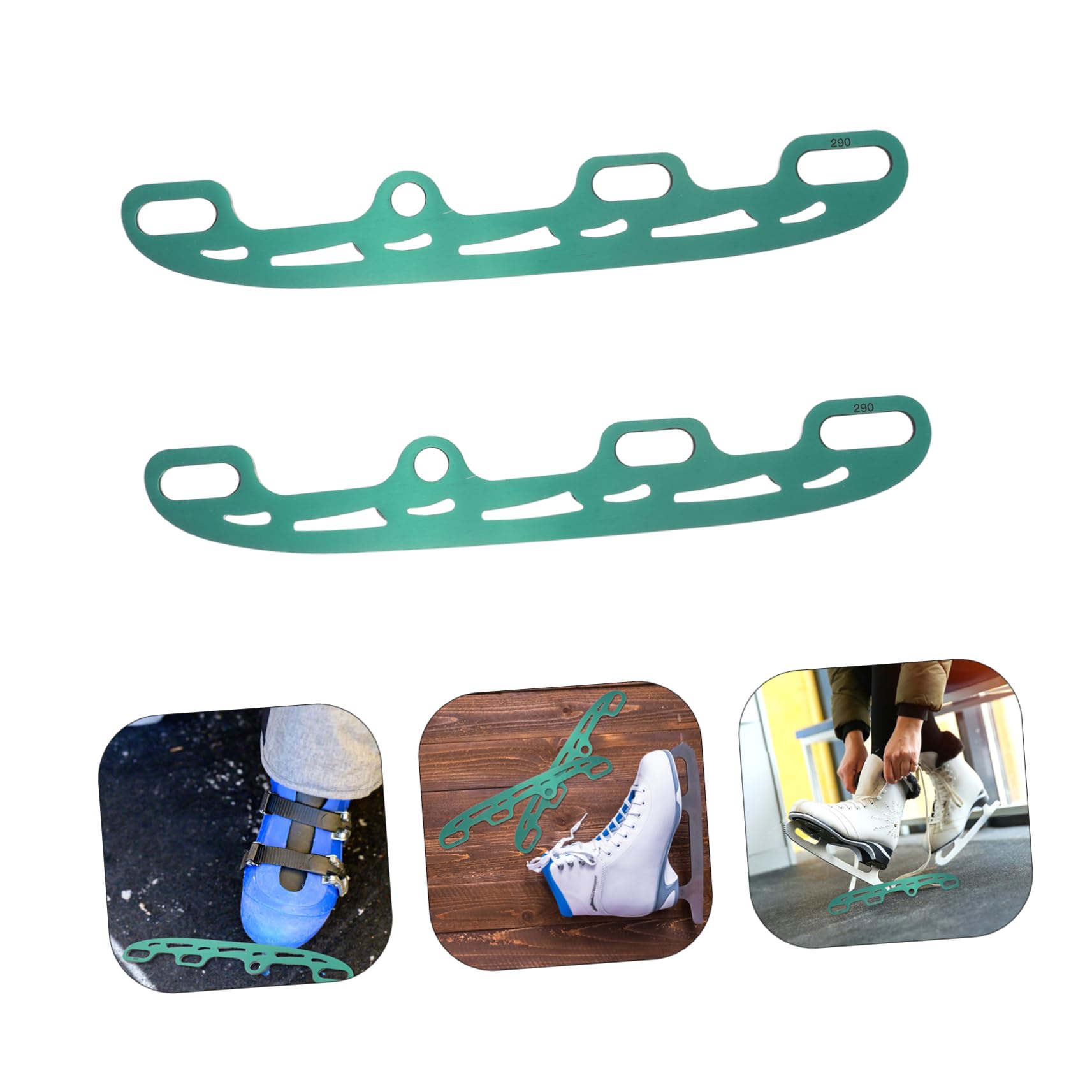 ibasenice Cuchillas De Patines para Conversión De Línea Hielo Protector De Repuesto Kit De Conversión para Hockey y Patinaje Artístico