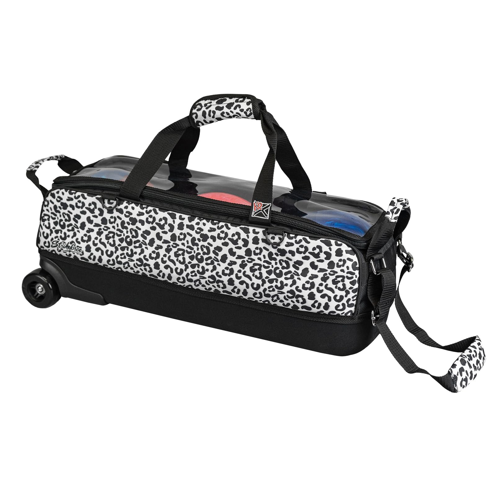 KR Strikeforce Dye Sub Slim Triple Tote - White Leopard