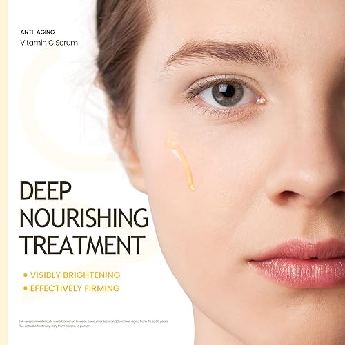 Miniatura 2 de HOPEMATE Suero de vitamina C con ácido hialurónico y vitamina E textura uniforme de la piel reduce las manchas oscuras incluso el tono de la piel
