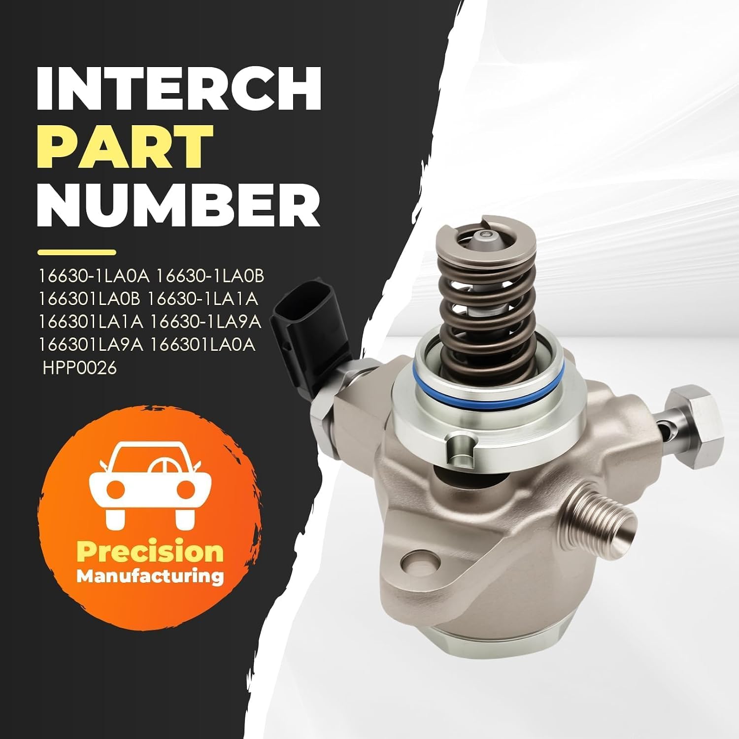 16630-1LA0A High Pressure Fuel Pump Compatible with M37 M56 Q70 Q70L QX56 QX80 2011-2019 5.6L V8 Armada NV Titan 2016-2019 5.6L V8 16630-1LA0B (Pemium Version)