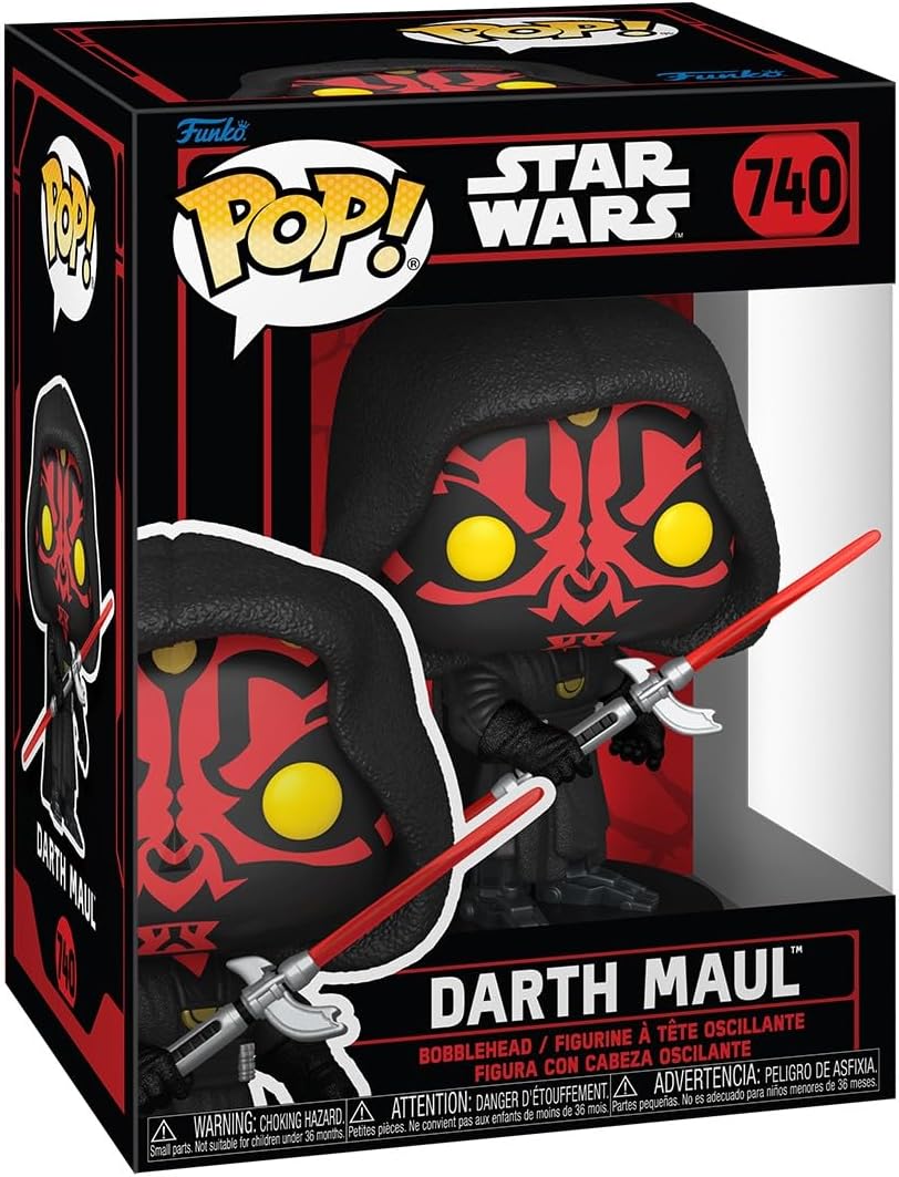 Nice up close and OOB shot with the new Target Con exclusive Darth Maul and Gar Saxon Funko POP! 2 Pack ~ hopefully the glow is better than has been seen