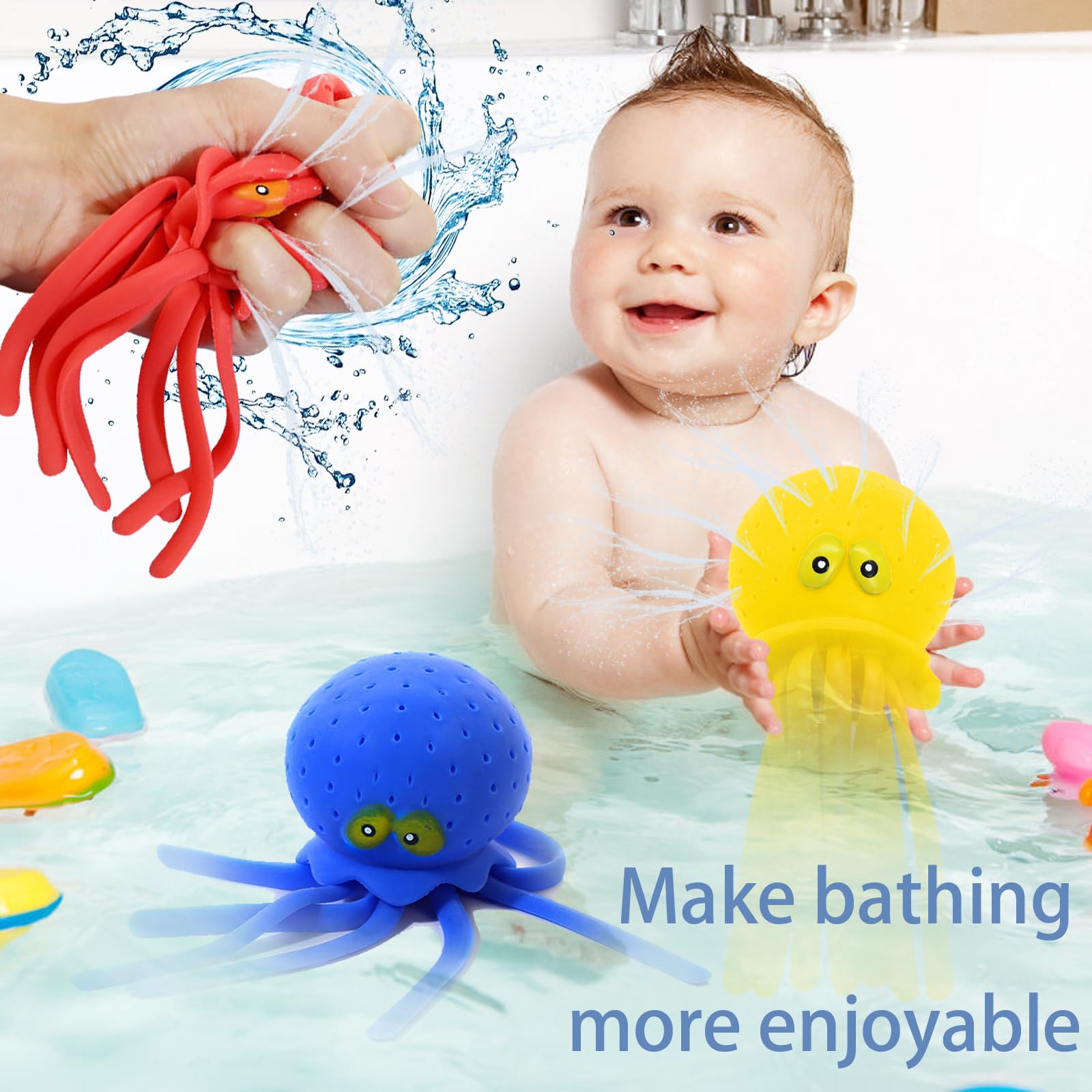 Bombe Eau Octopus - 4 Pièces avec Étoile Mer Réutilisable pour Piscine Plage Cuneary - Jeux - Jouets Bombe Eau Octopus - 4 Pièces avec Étoile Mer Réutilisable pour Piscine Plage Cuneary - Jeux - Jouets