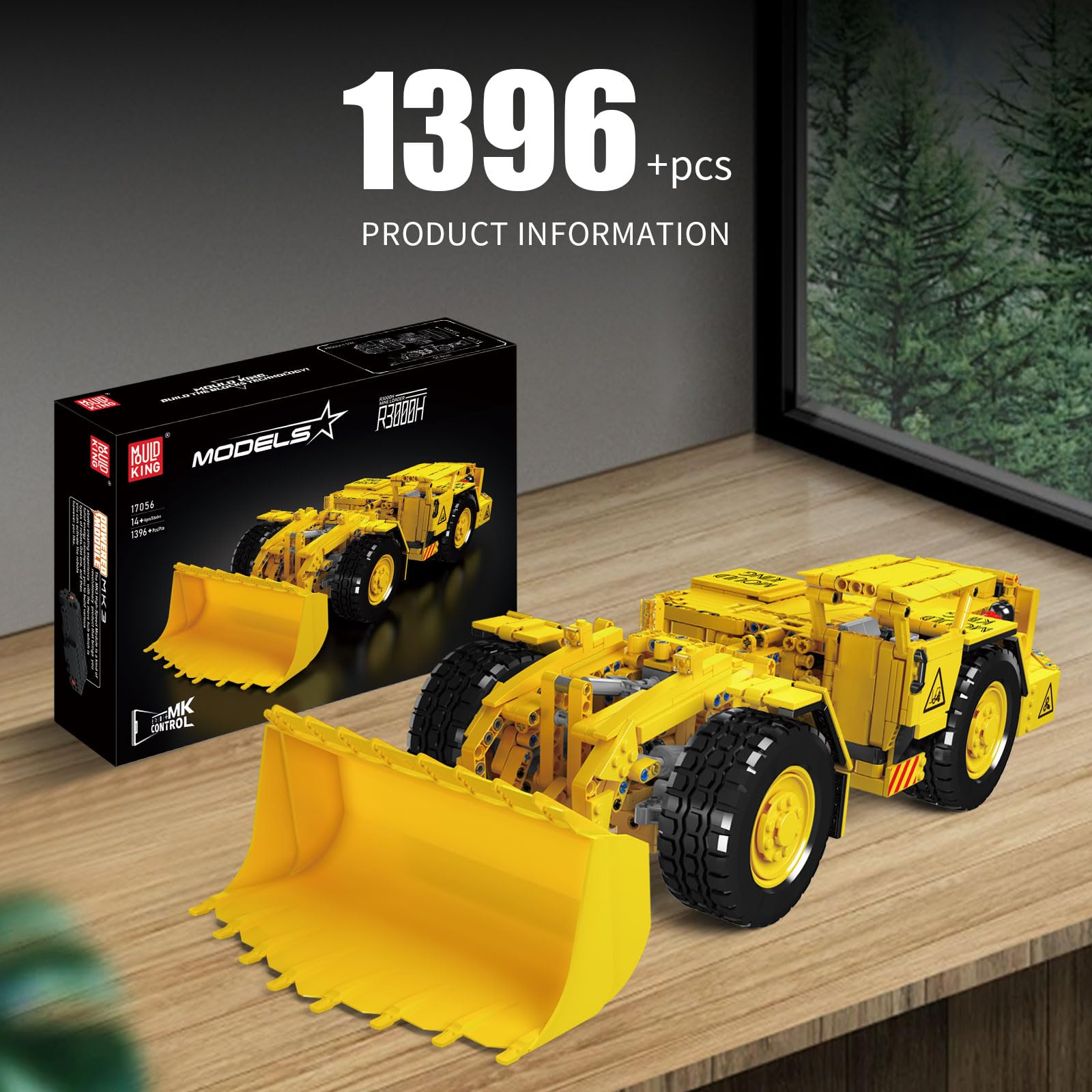 Amazon.co.jp: Mould King 17056 Technology採鉱ローダブロックセット、MOC掘削機APP  Technology遠隔制御採鉱ローダ、建設機械クランプセット展示モデルブロックセット（1396件） : おもちゃ