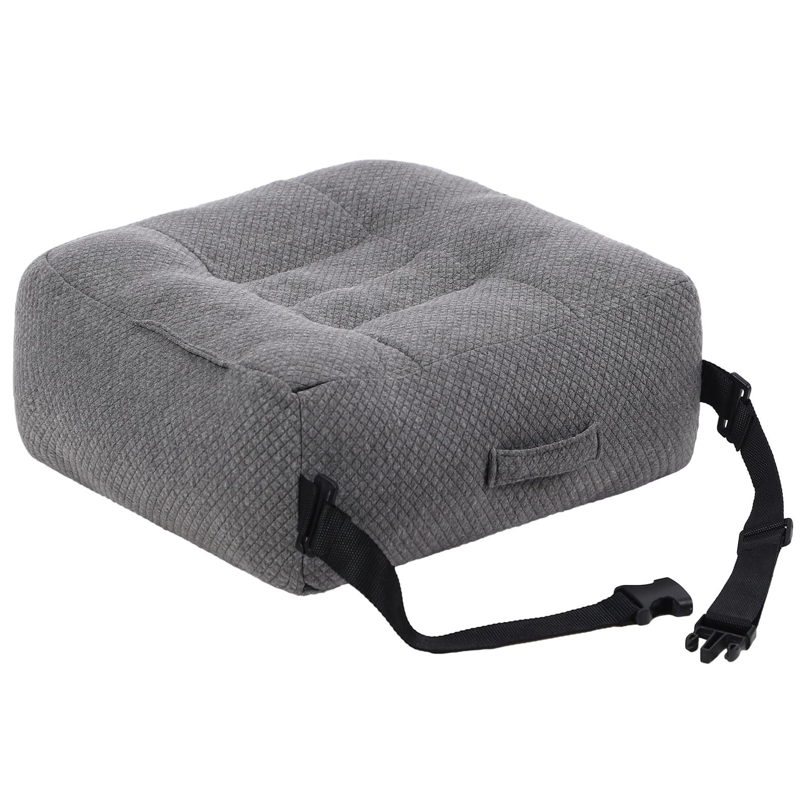 Car Seat Cushion Adult Car Booster Cushions Car Seat Cushions for Short People Car Pillow for Driving Seat Butt Pad for Office Chair Driver Back Tailbone (Gray,18 x 16 x 6 Inch)