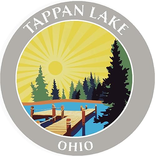 Miniatura 3 de Lake Dock - Tappan Lake - Ohio 3.5 pulgadas ventana coche camión calcomanía vacaciones aventura tema novedad apliques