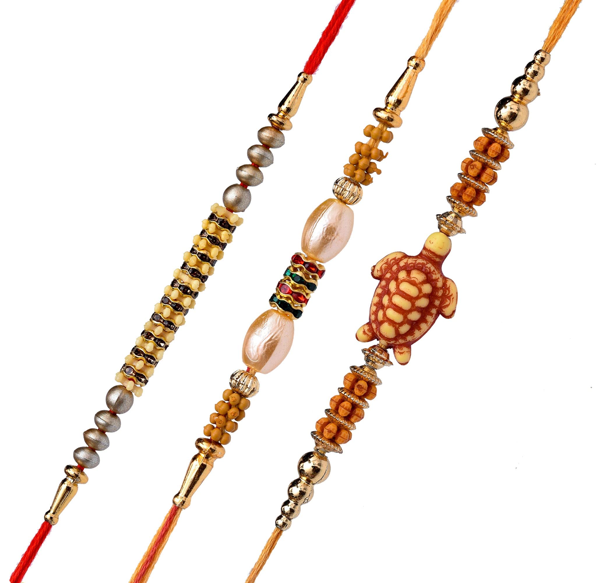 Kalpasakhi RakhiDora Rakhi For Bhiya & Bhabhi( Set of Three )