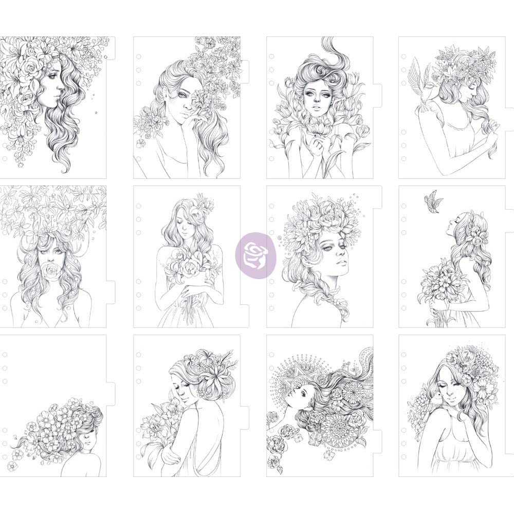 Prima Marketing 655350591502 My Prima Planner Embellishment- Dividers My Prima Planner Embell- Prima Princesses Dividers