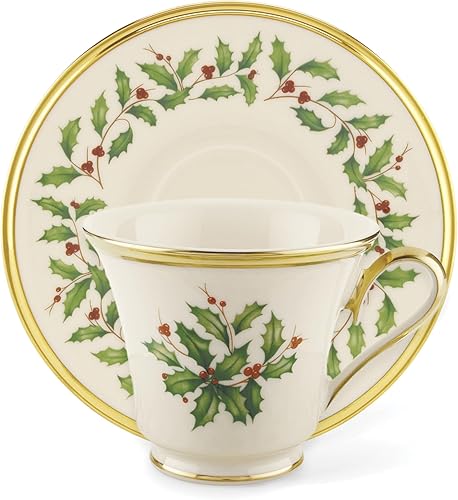 Miniatura 2 de Lenox 146504040 Holiday Tea Saucer, Christmas Theme