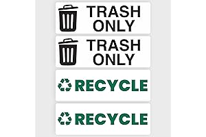 Customizable Compost Stickers for Trash Can