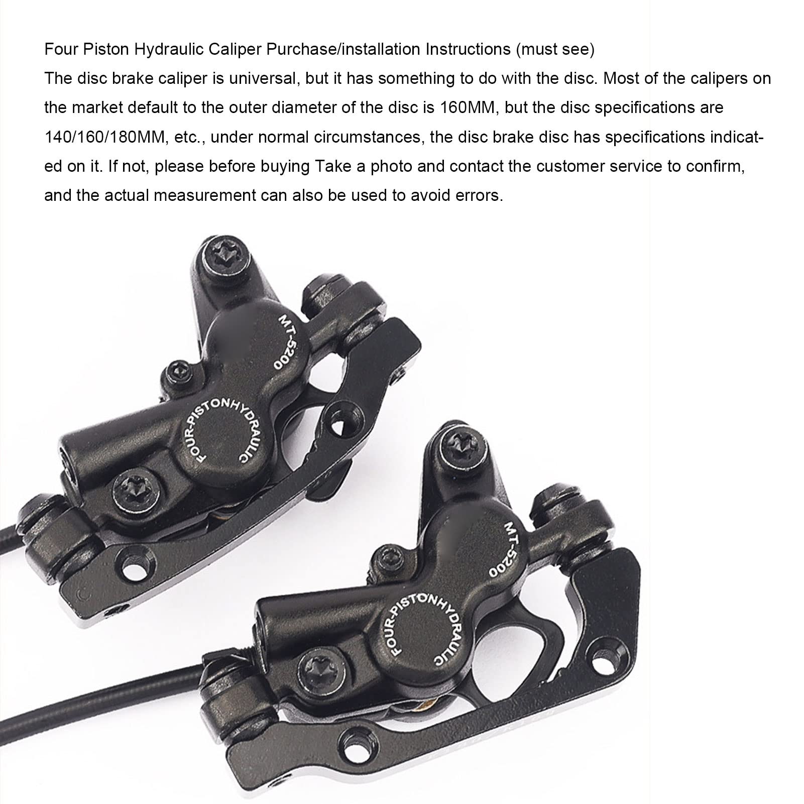 Frein hydraulique 4 pistons pour vélo – Coupure électrique intégrée – Connecteur OZO