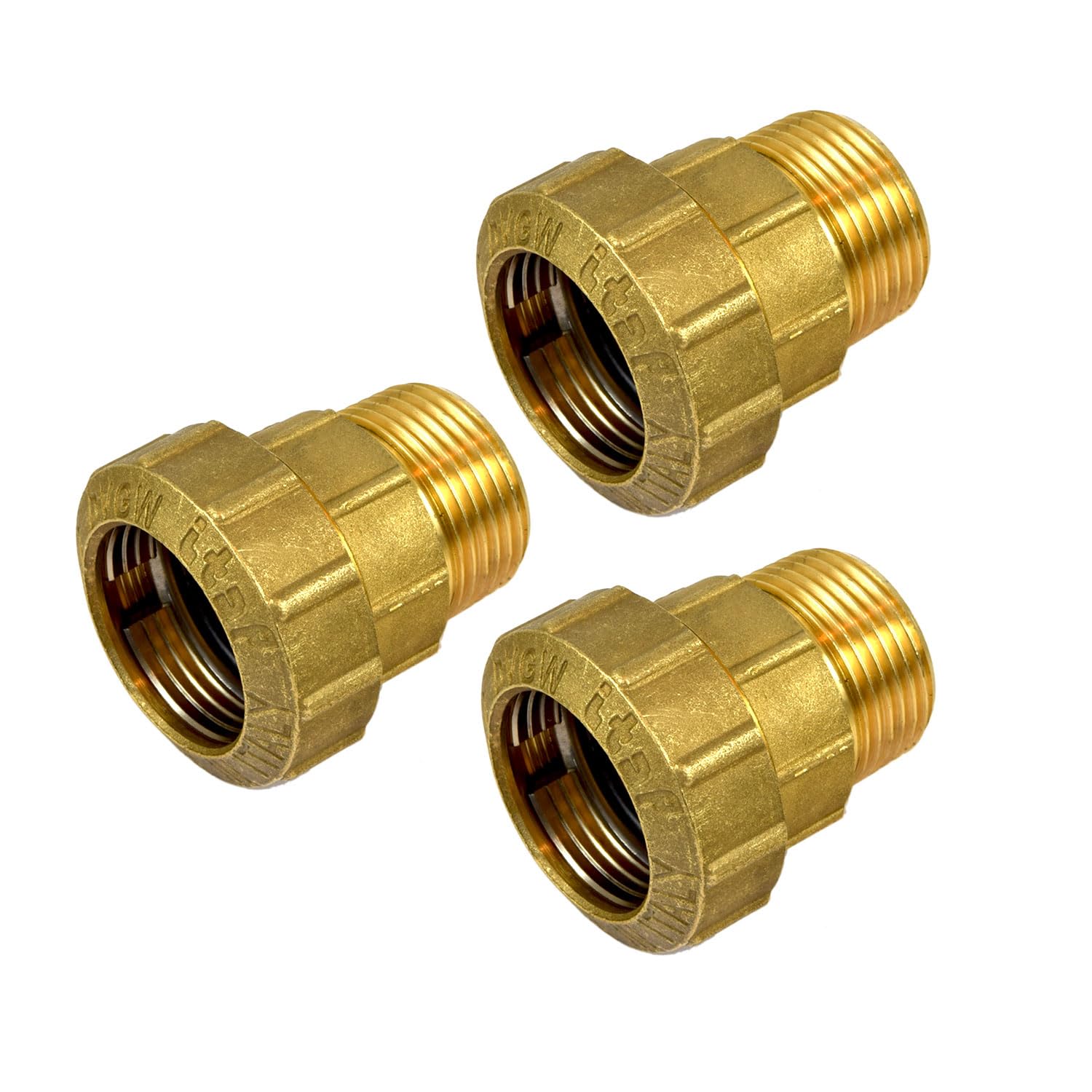 Raccordo Girevole Ottone 3/4 GHT 1/4 NPT Joywayus Raccordo Per Tubo Da Giardino In Ottone Con Raccordo Femmina Doppia Filettatura
