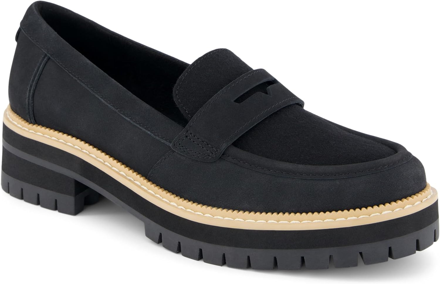 TOMS Womens Cara Slip On Lug Sole Casual Loafers - Image 6